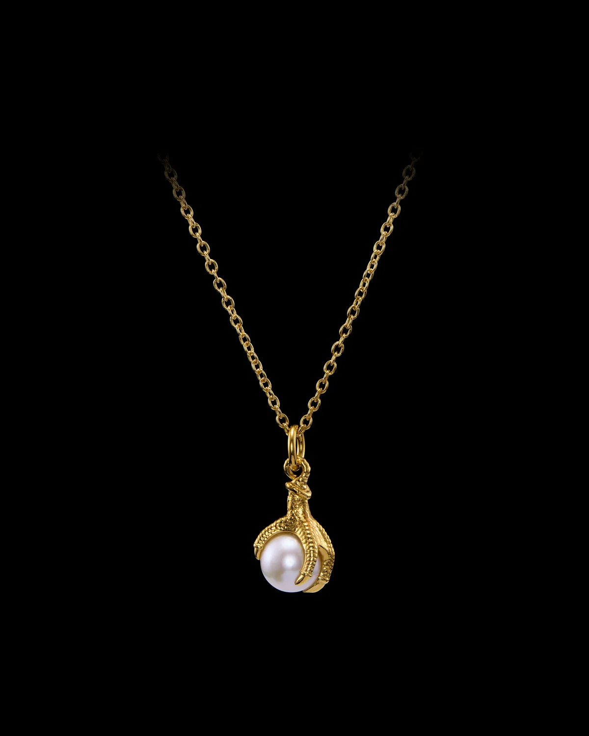 Claw Pearl Necklace-image-0