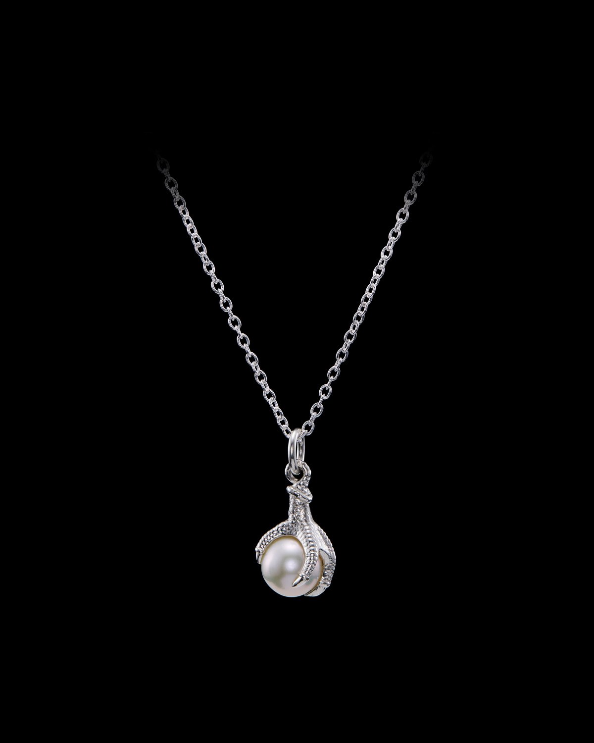 Claw Pearl Necklace-image-0