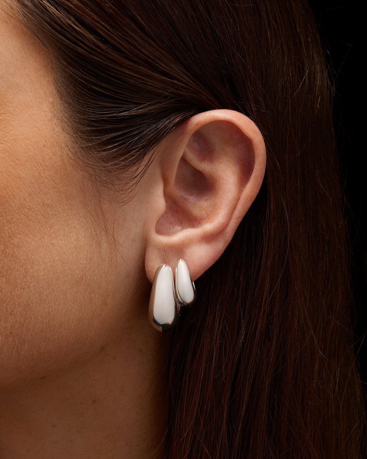 Chunky Knife Edge Hoop 17mm-image-3