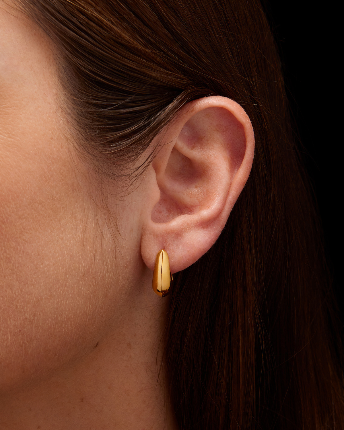 Chunky Knife Edge Hoop 17mm-image-4