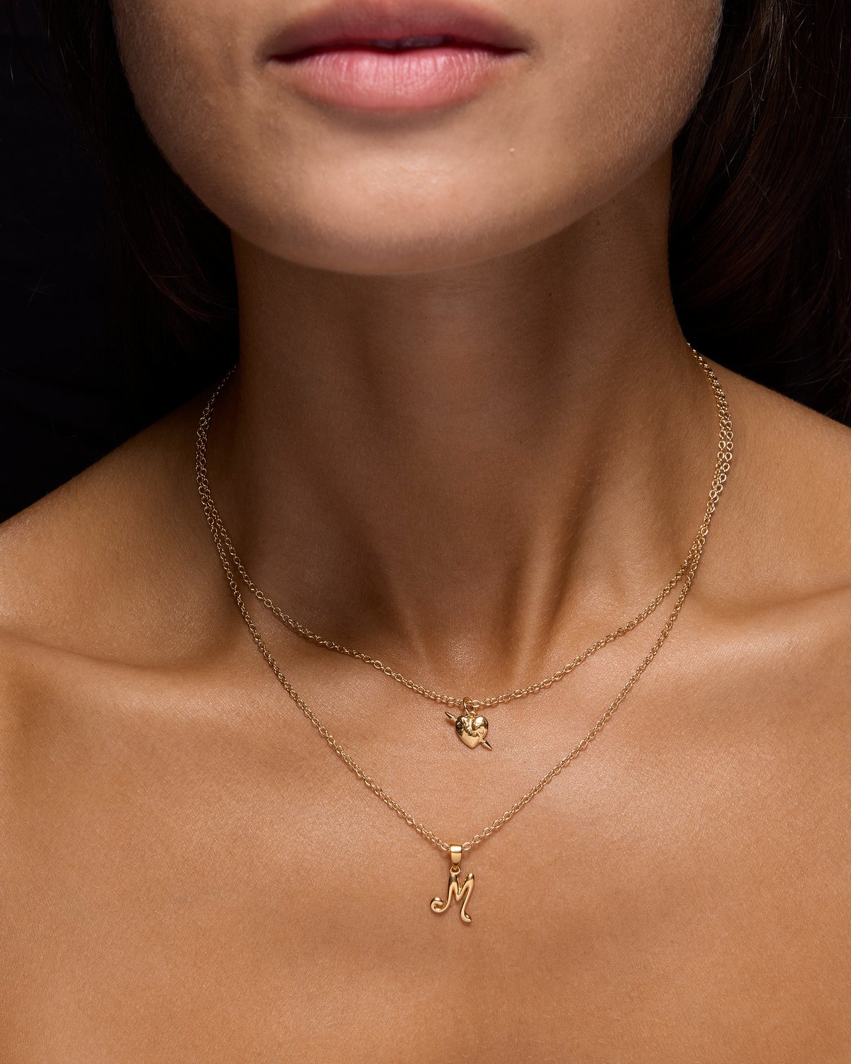 Tiny Tales Letter Necklace-image-2