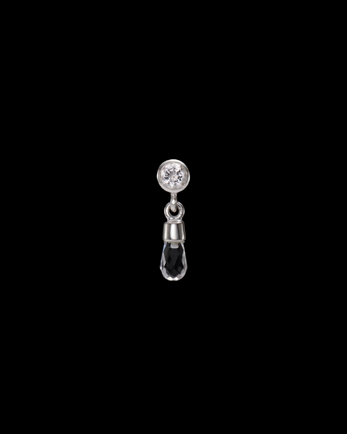 Moon Tear Ear Stud-image-0