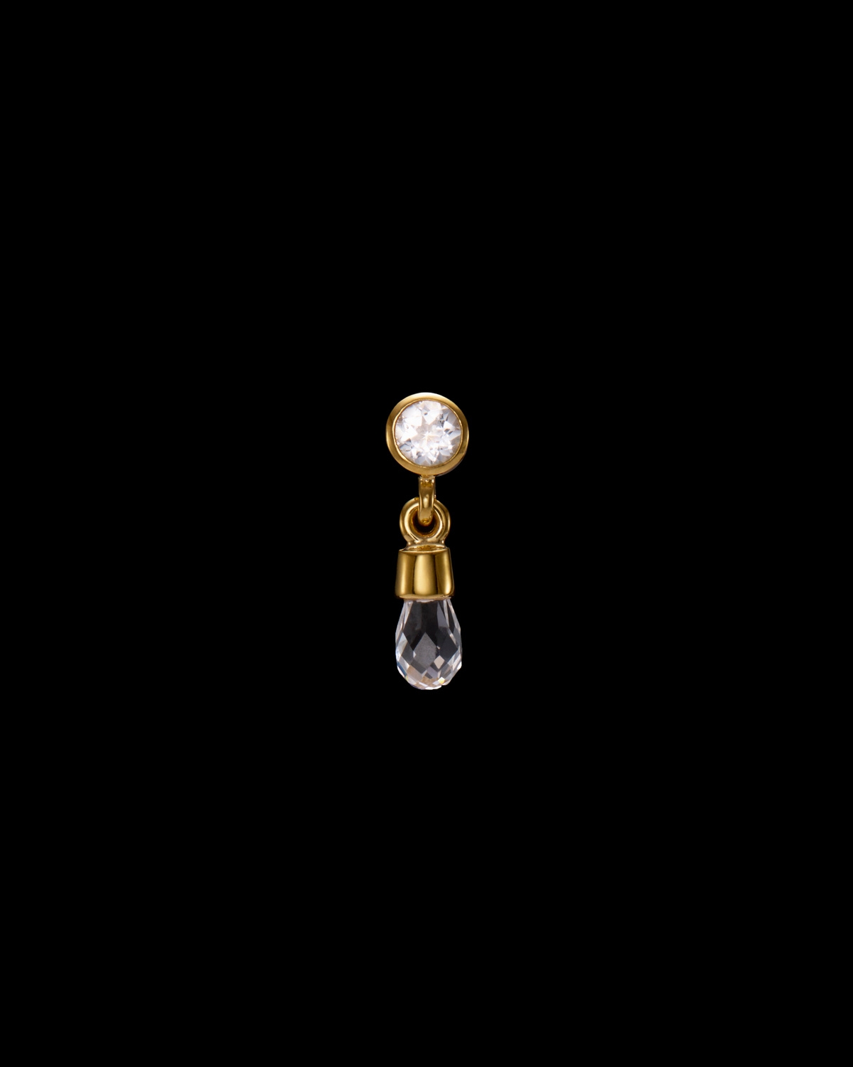 Moon Tear Ear Stud-image-0