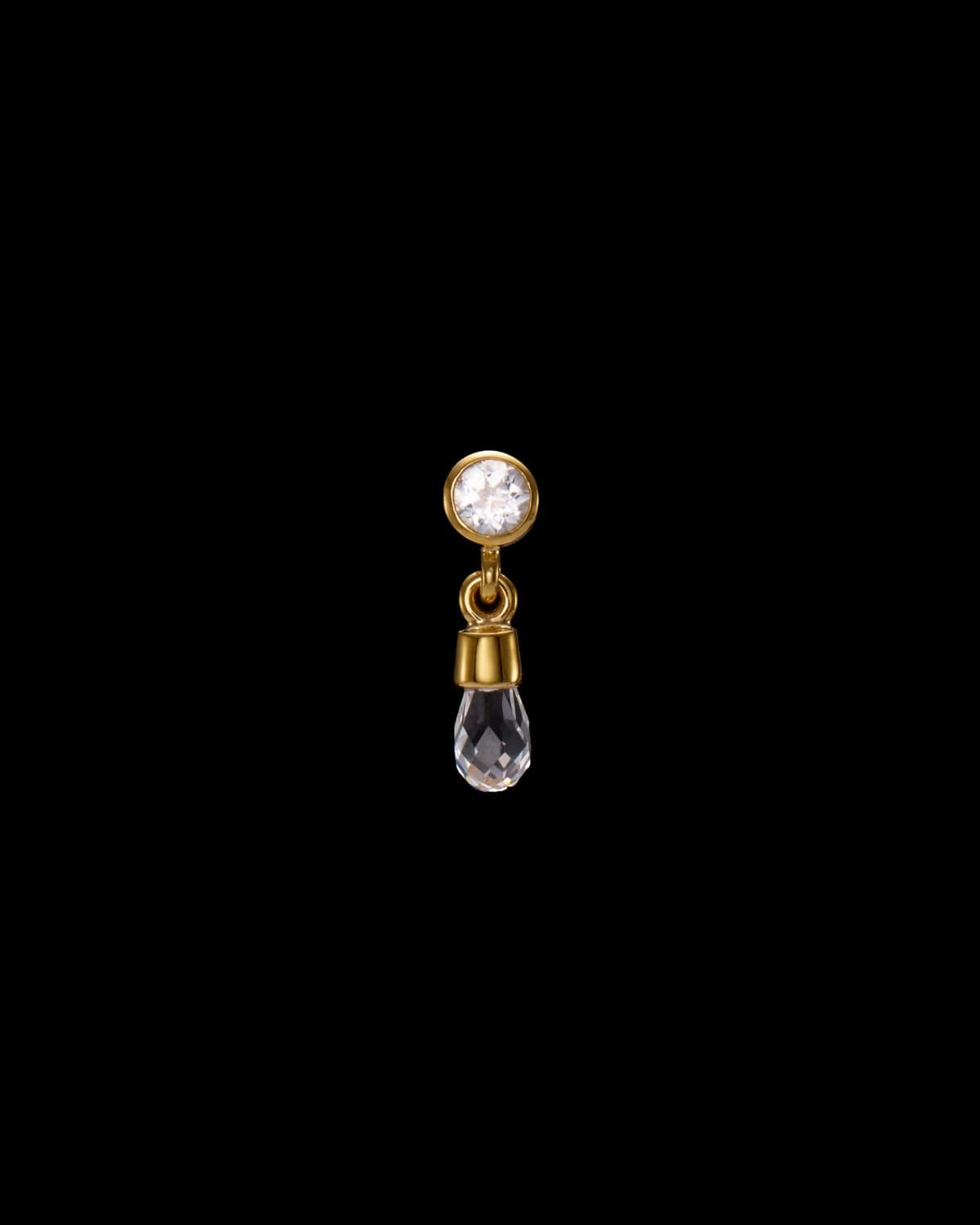 Moon Tear Ear Stud