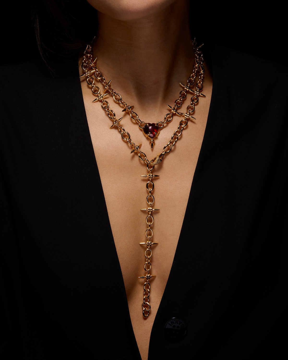 Renaissance Chain Long Necklace-image-1