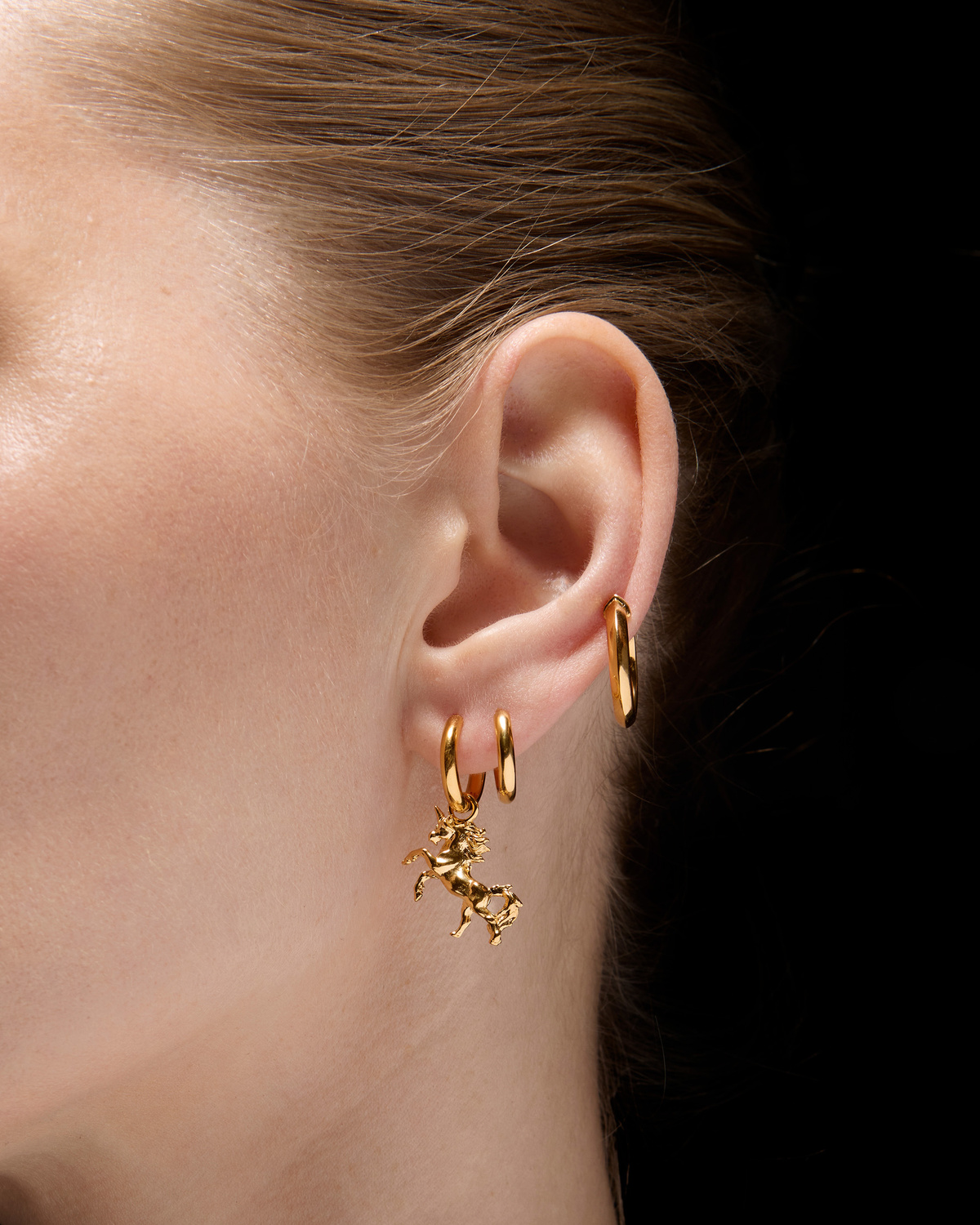 Mini Unicorn Earring Barncancerfonden-image-2