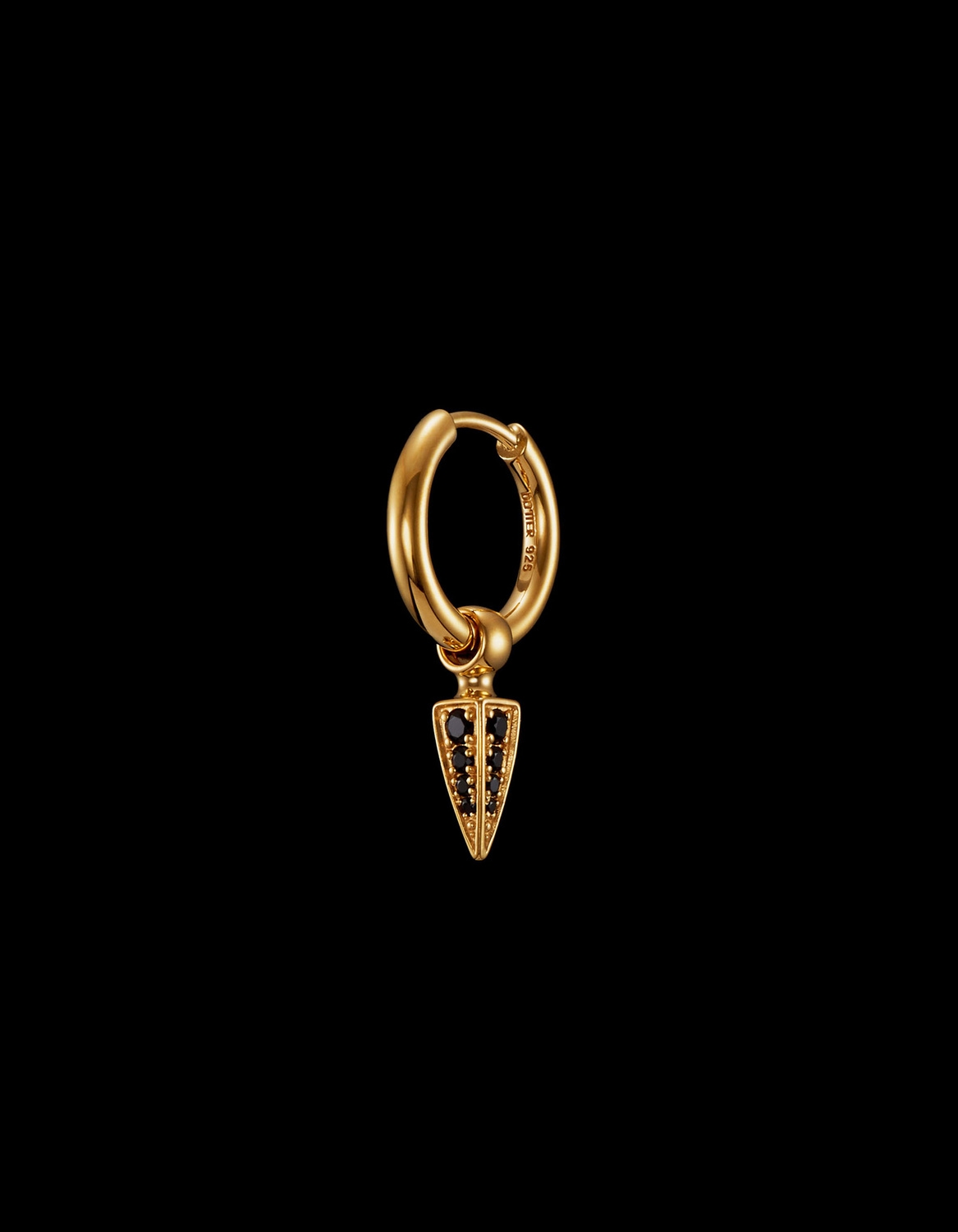 Tiny Poison Arrow Pavé Earring-image-1
