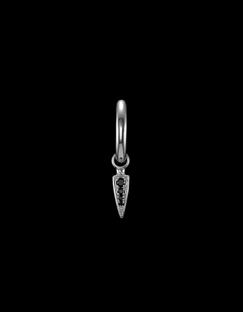 Silver - Black Spinel