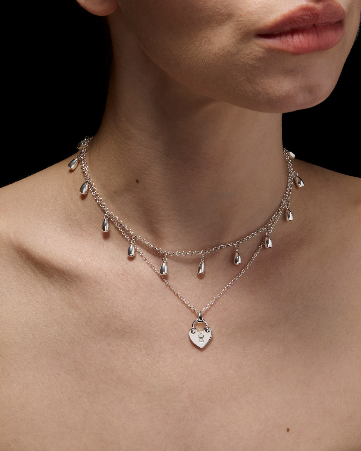 Charmed lock necklace-image-2