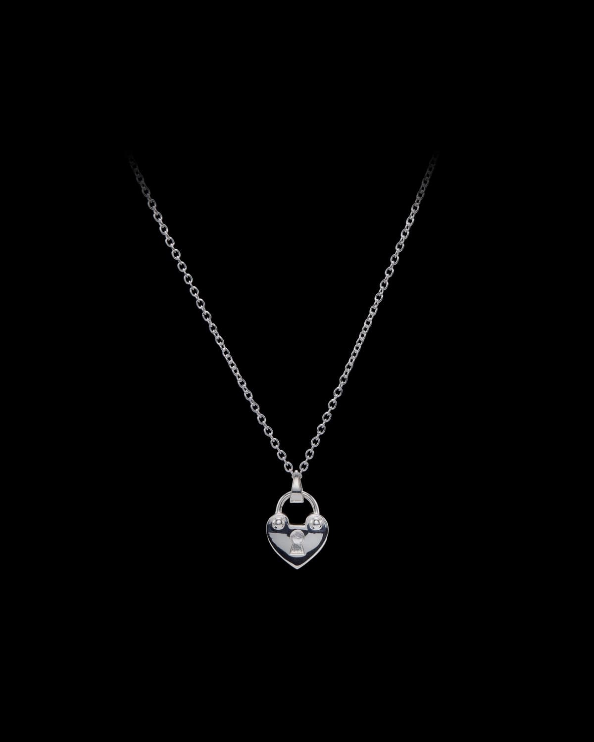 Charmed lock necklace