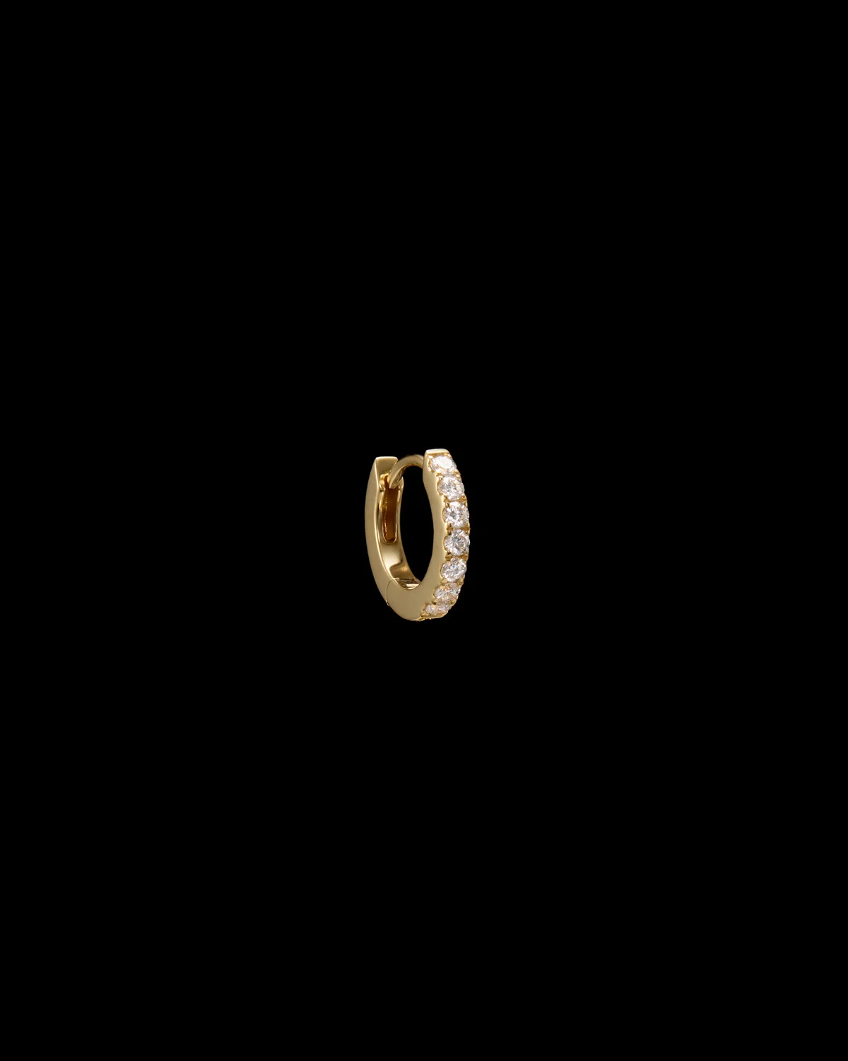 Delicate Diamond Hoop-image-0