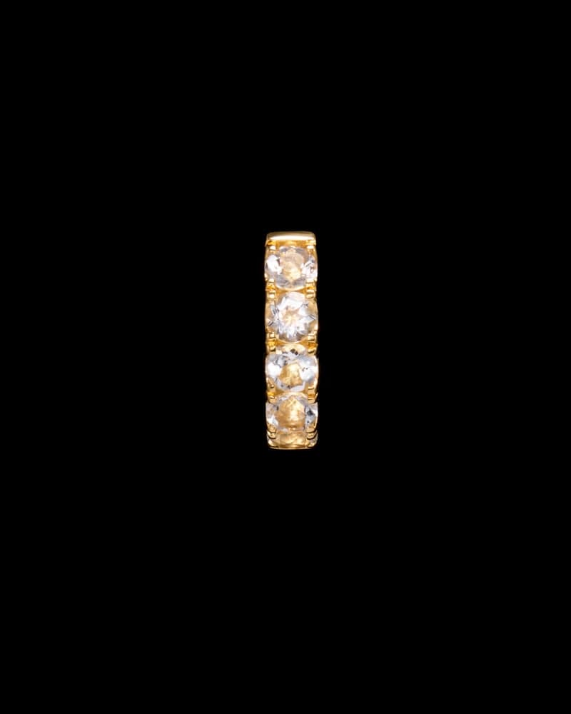 Gold-plated Silver - Clear Quartz