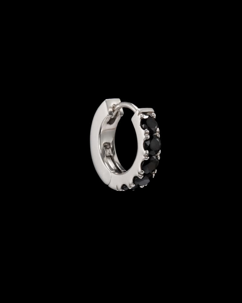Silver - Black Spinel