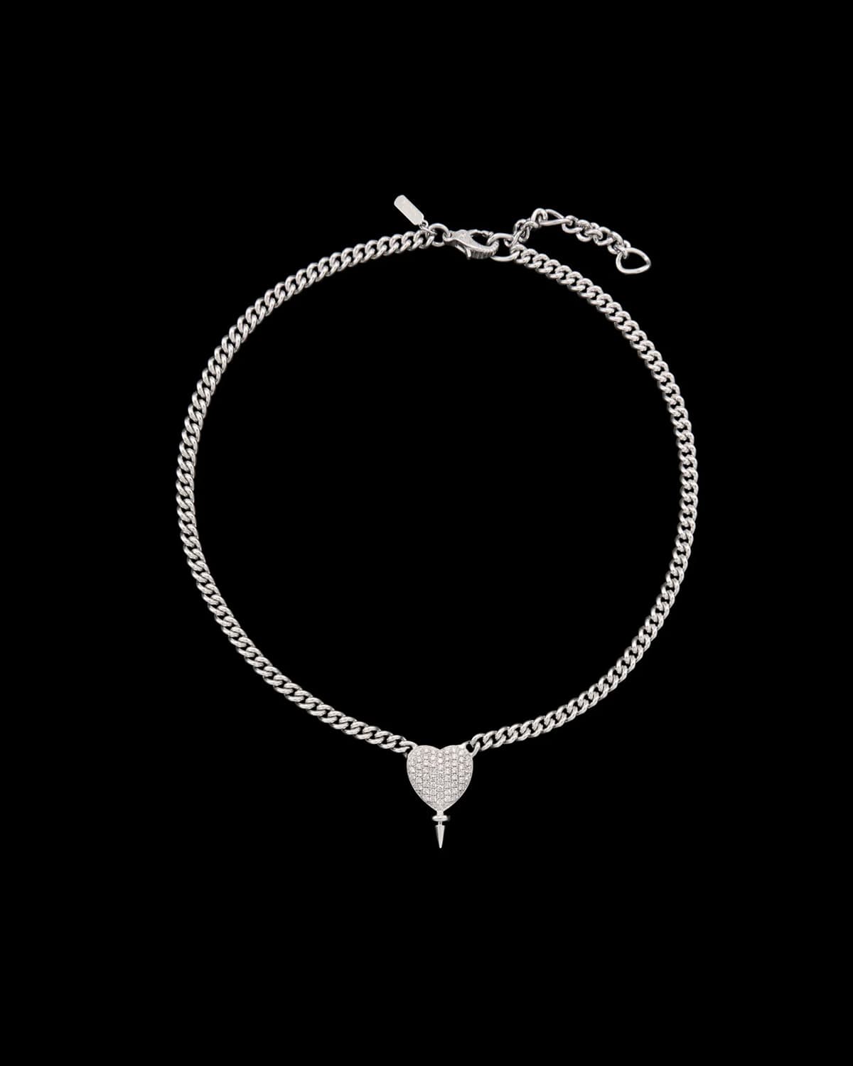 Moonlit Heart Necklace