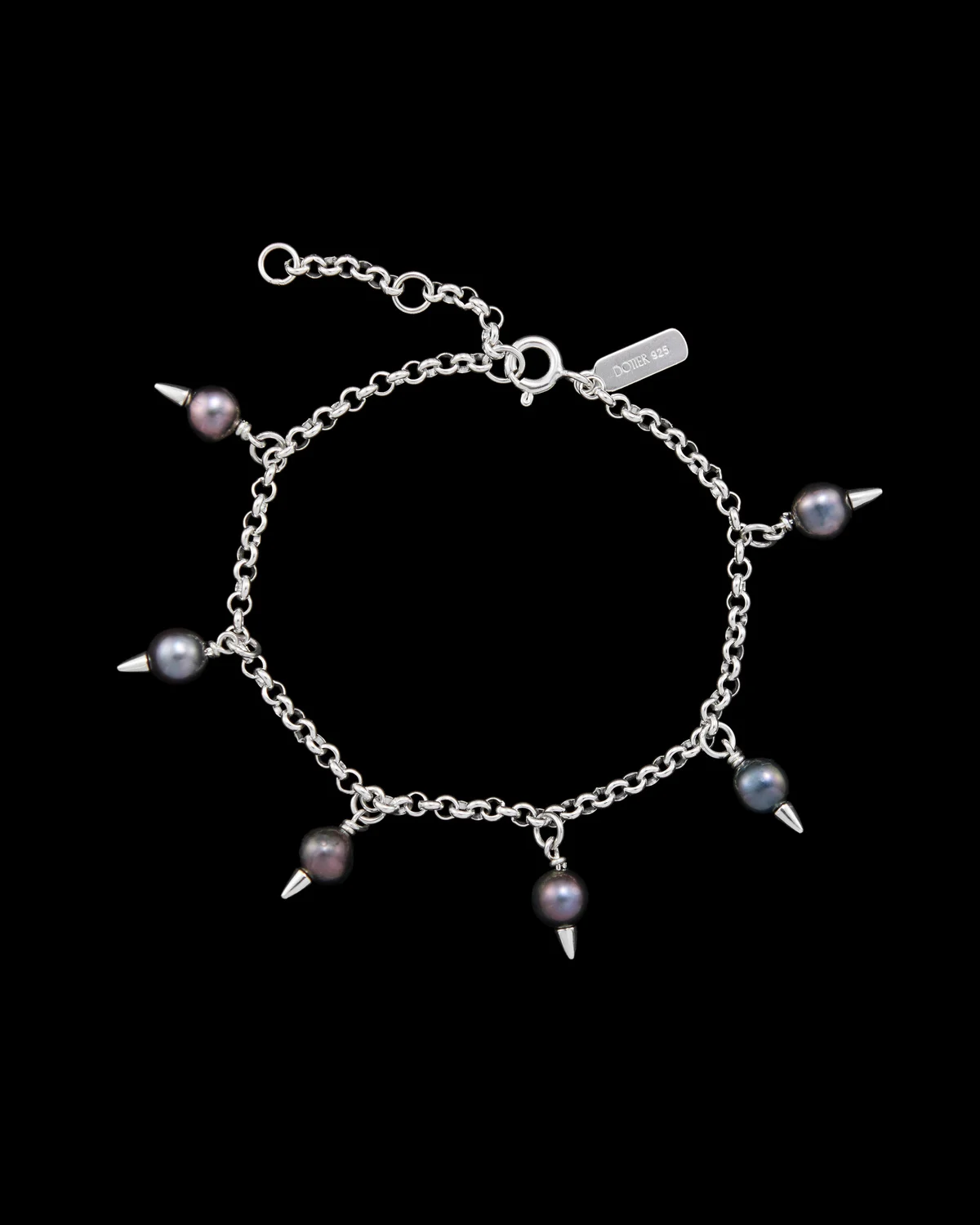 Pierced Pearl Bracelet-image-0
