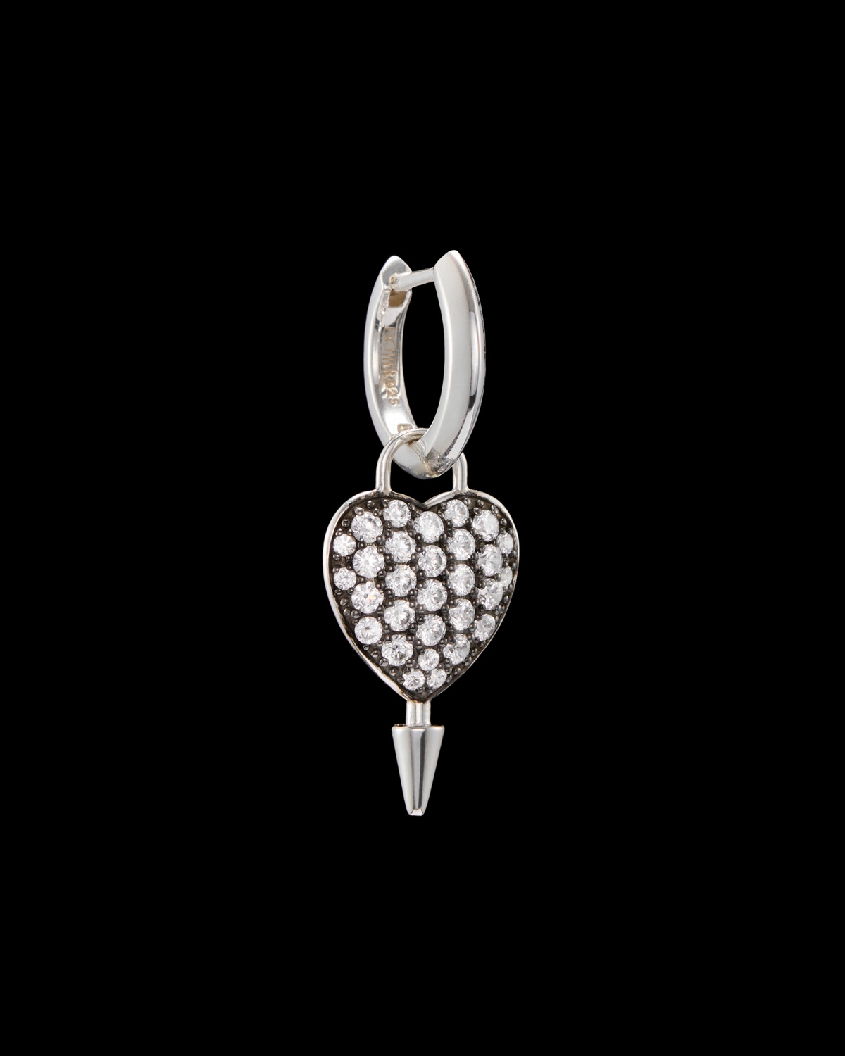 Hazy Heart Earring-image-1