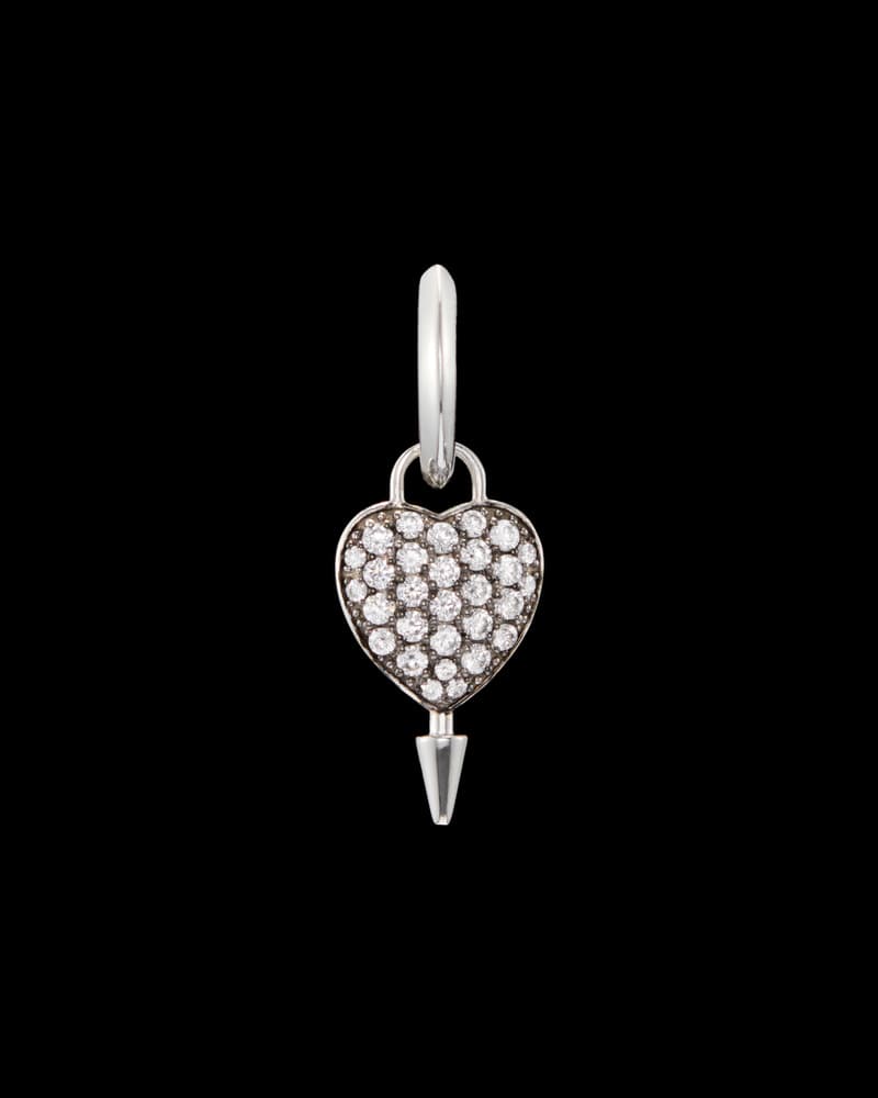 Ruthenium-plated Silver - Lab Grown Diamond