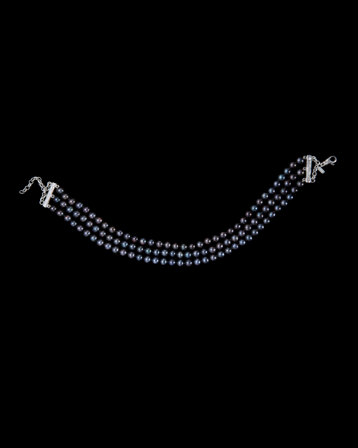 Pearl Choker 3 Strand-image-0
