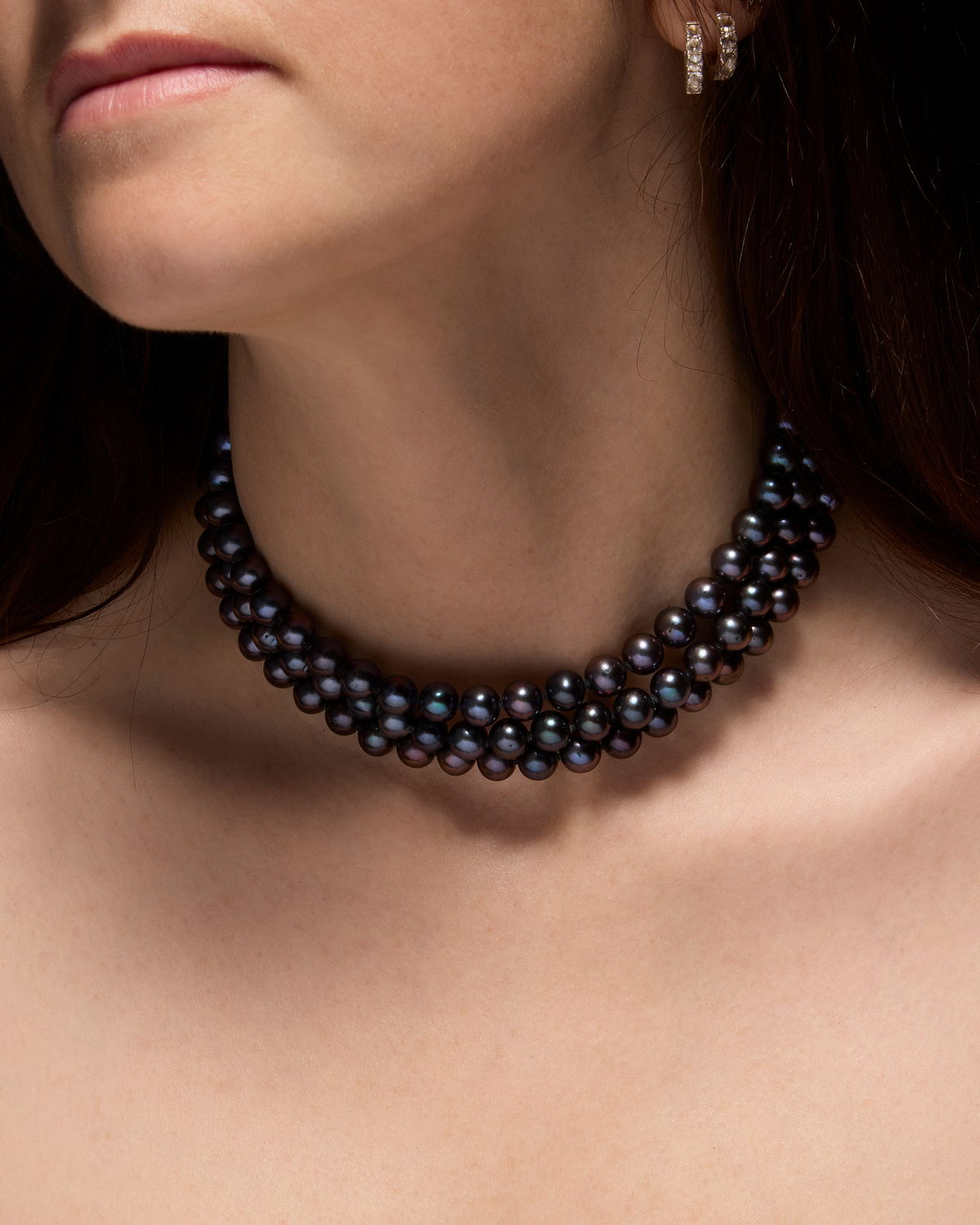 Pearl Choker 3 Strand-image-1