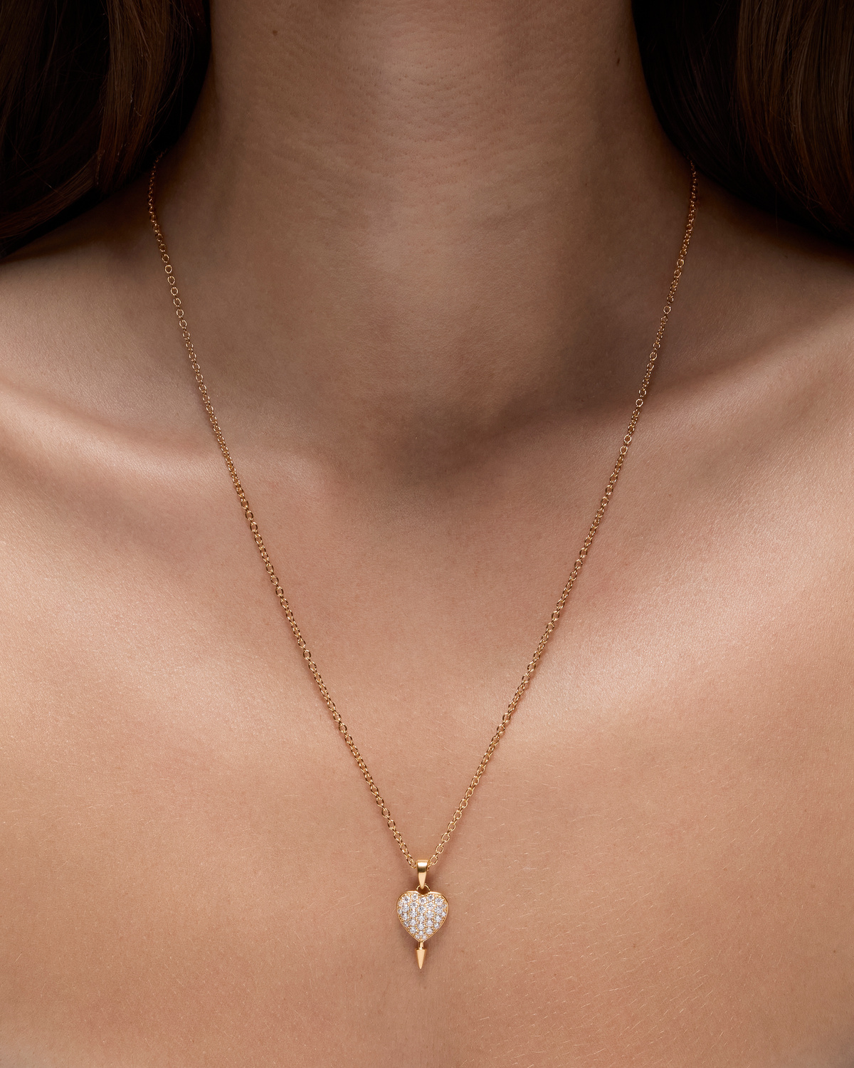Hazy Heart Necklace-image-1
