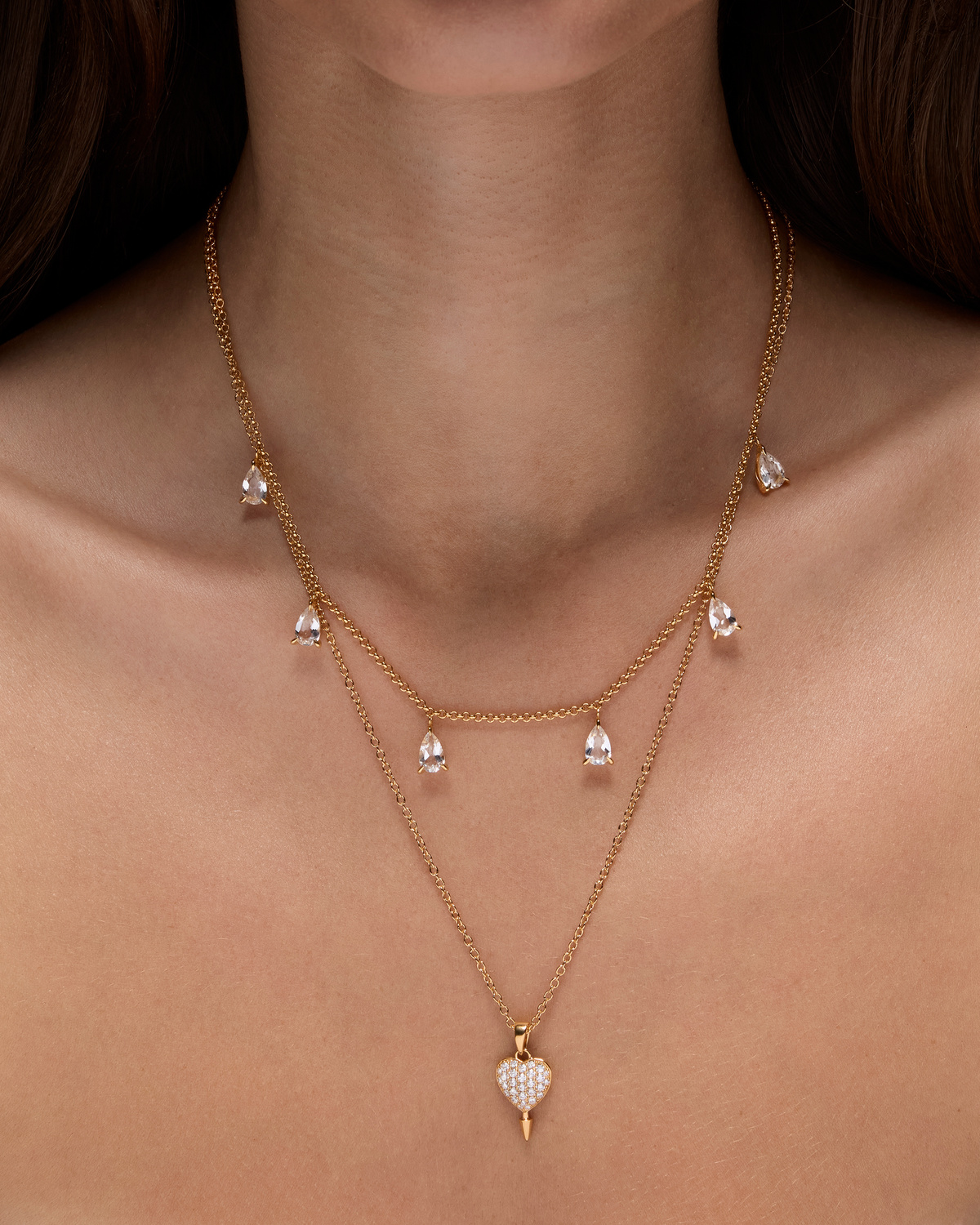 Hazy Heart Necklace-image-2