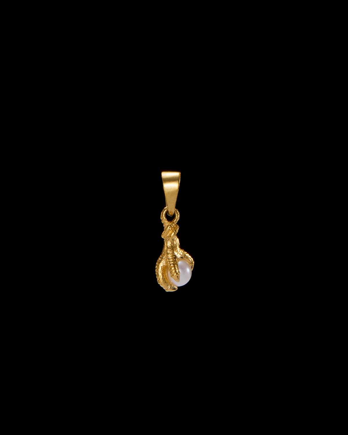 Tiny Claw Pearl Charm-image-0