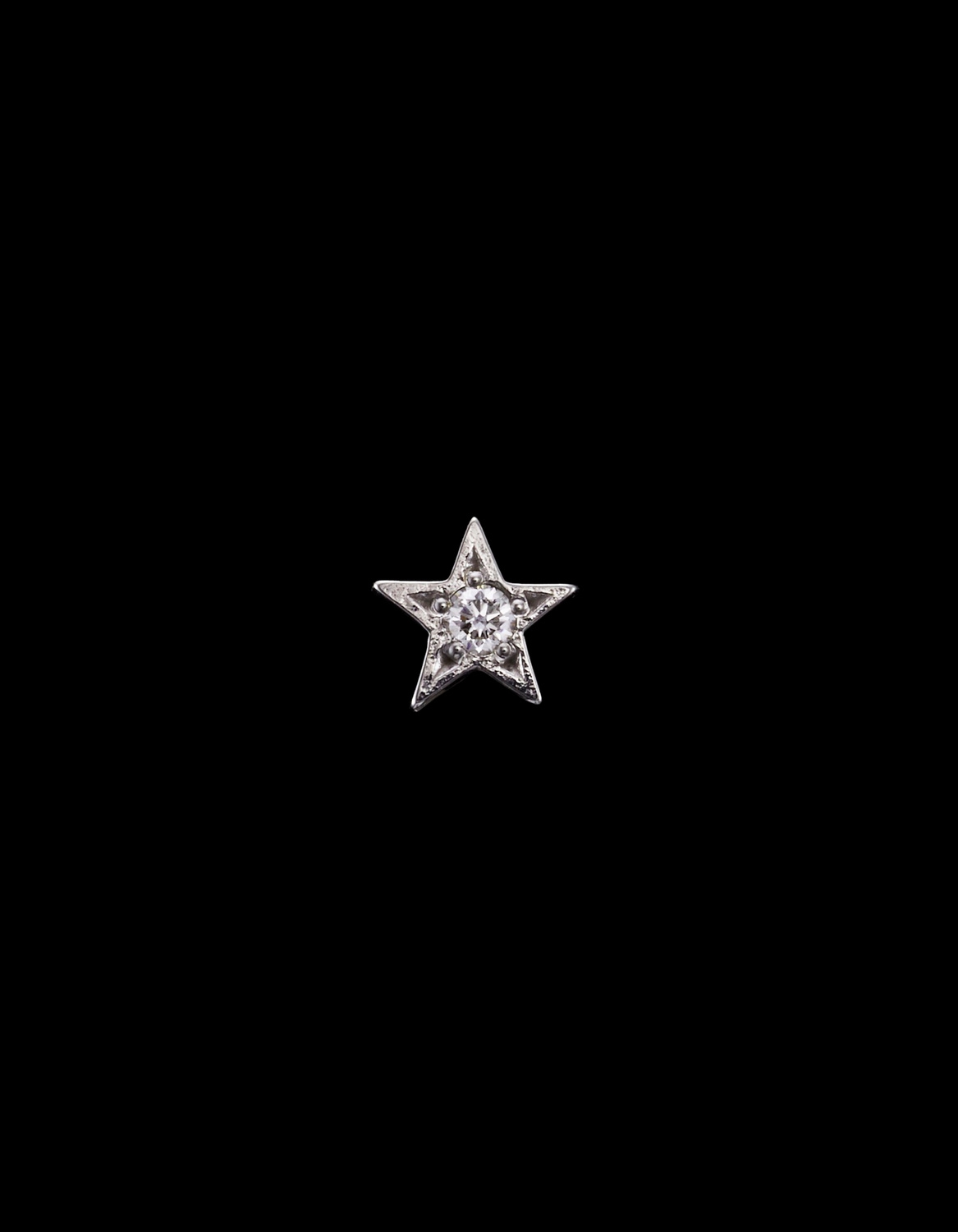 Star Diamond Ear Stud-image-0