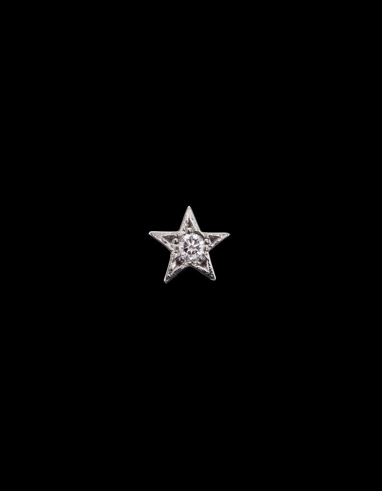 Star Diamond Ear Stud