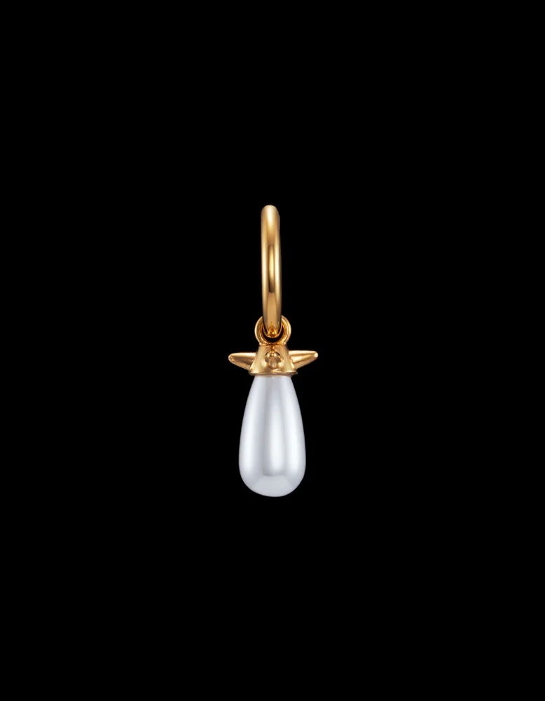 Gold-plated Silver - Glass Pearl