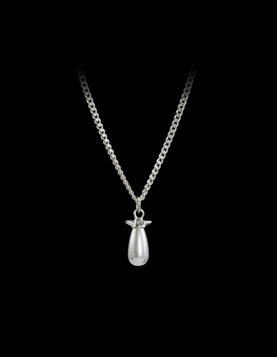 Pearl Tear Necklace-image-0