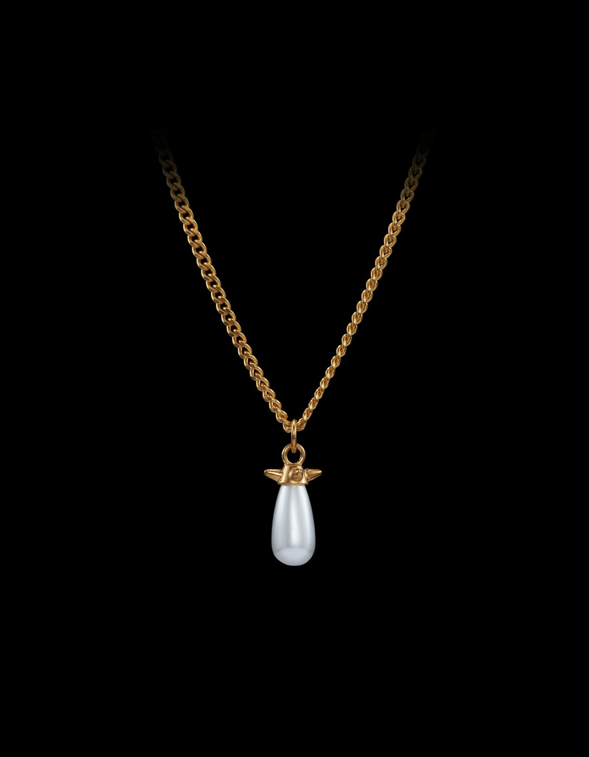Pearl Tear Necklace-image-0