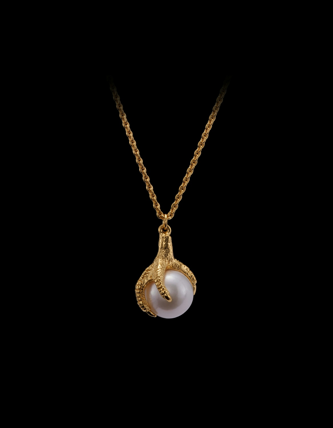 Big Claw Pearl Necklace-image-0