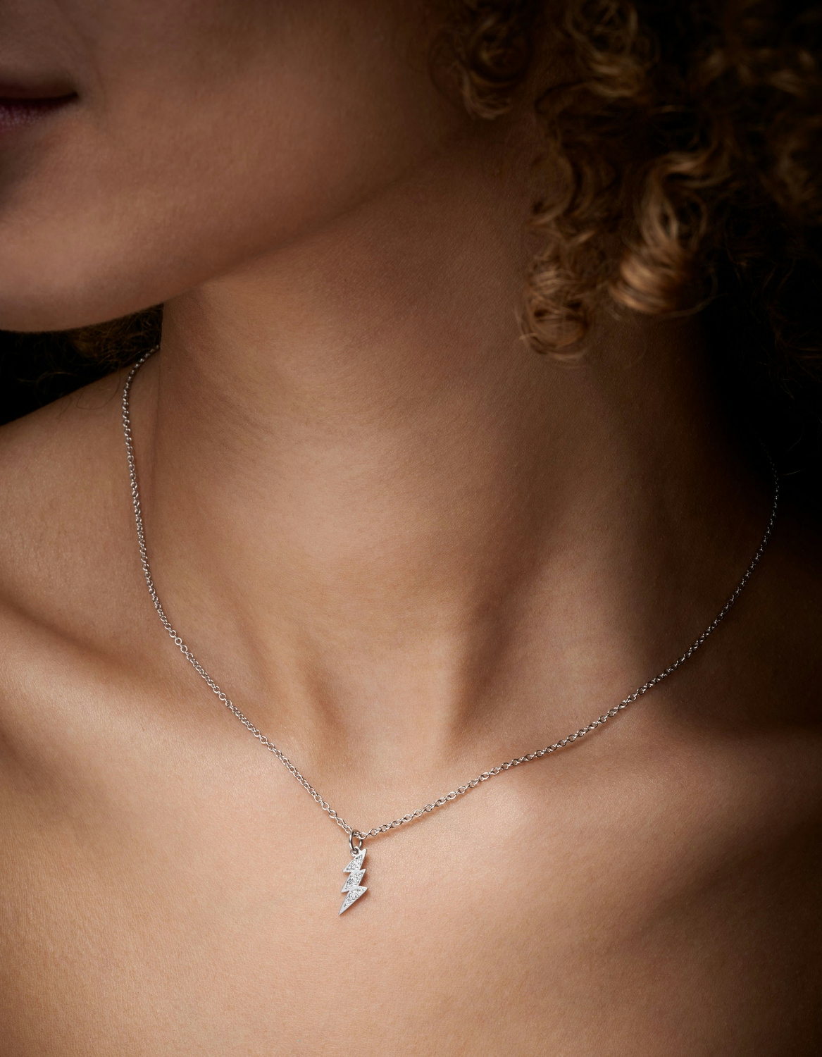 Lightning Diamond Necklace-image-1