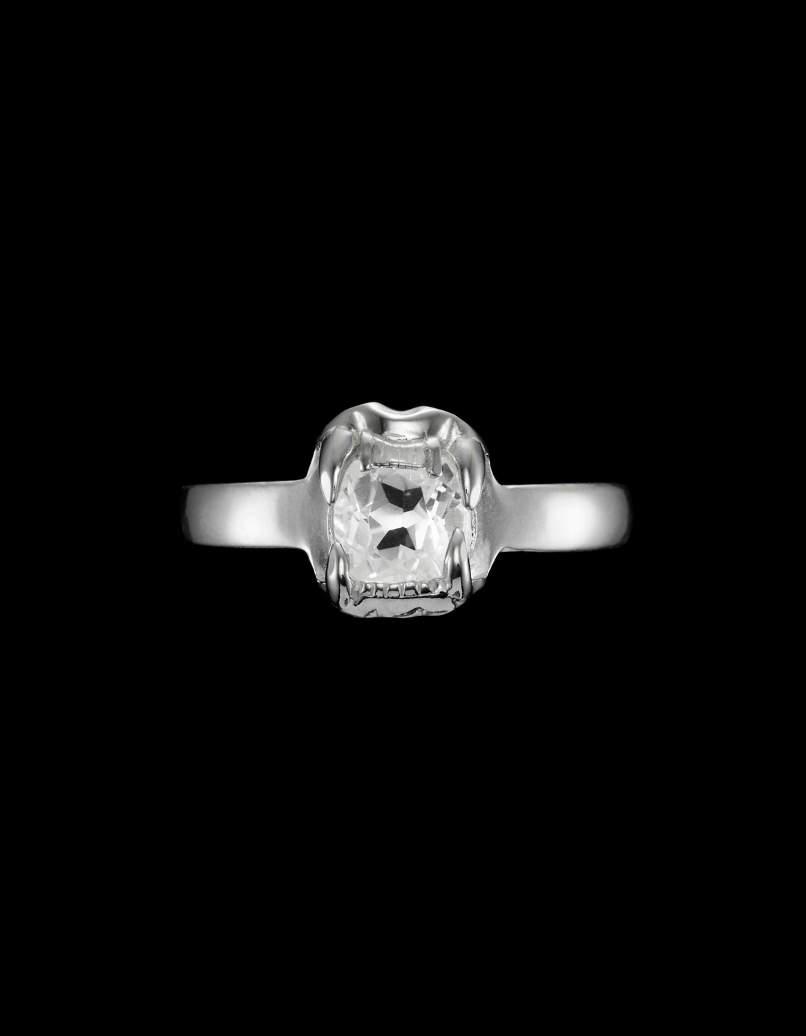 Mini Jaw Stone Ring-image-0